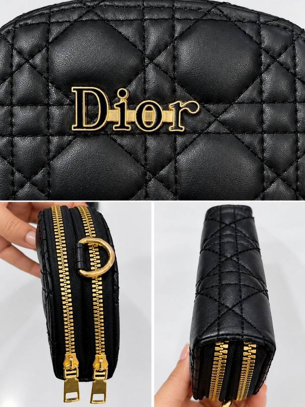 کیف پاسپورتی زنانه DIORمدل صندوقی ( نیم گرد) سبک و بادوام